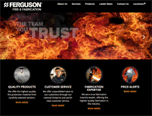 Tablet Screenshot of fergusonfire.com